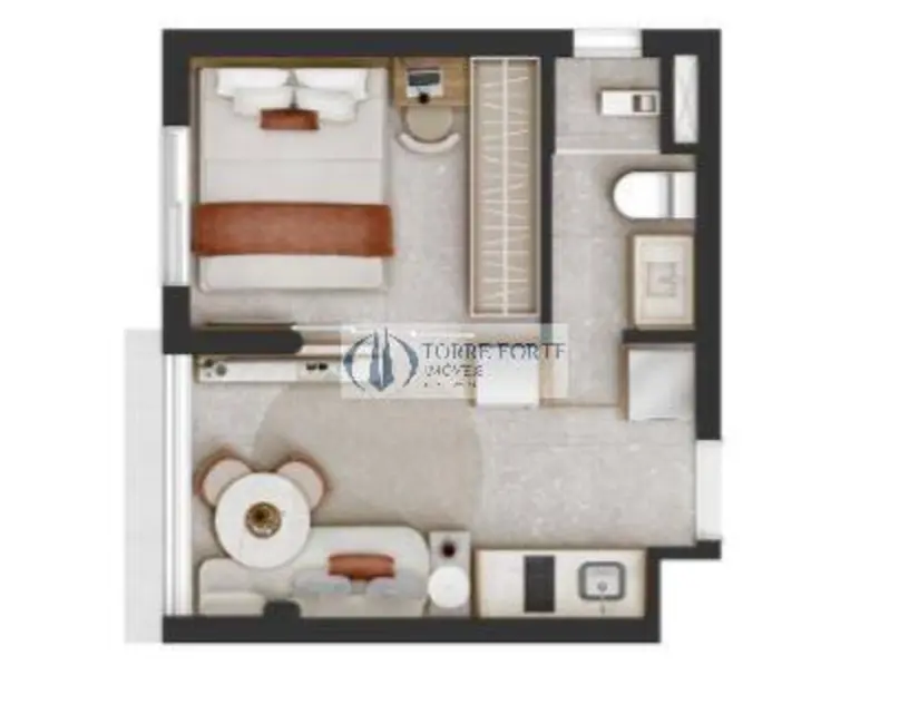 Foto 2 de Apartamento com 1 quarto à venda, 25m2 em Vila Olímpia, São Paulo - SP