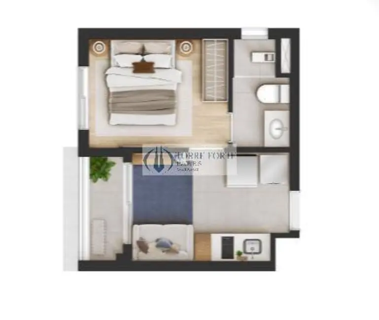 Foto 1 de Apartamento com 1 quarto à venda, 25m2 em Vila Olímpia, São Paulo - SP