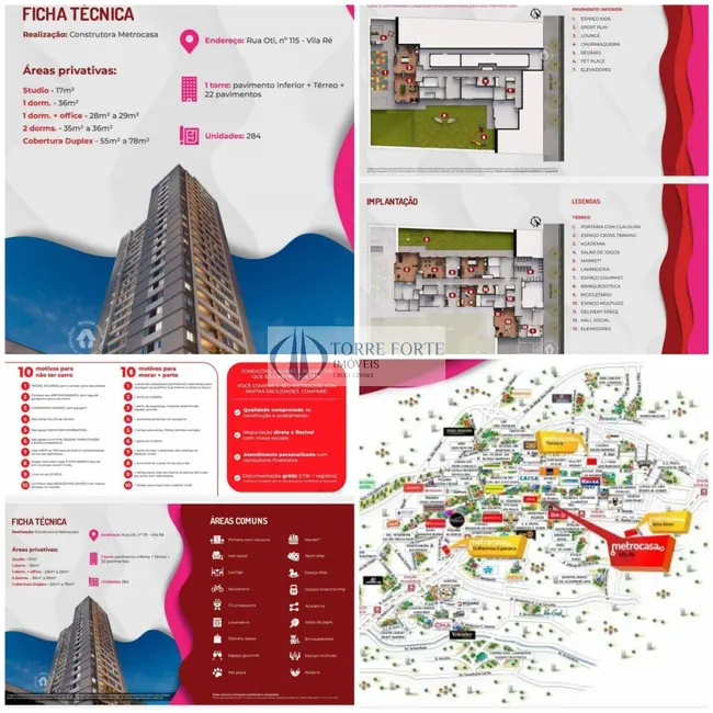 Foto 5 de Apartamento com 1 quarto à venda, 28m2 em Vila Ré, São Paulo - SP