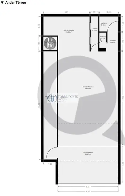 Foto 3 de Sala Comercial para alugar, 136m2 em São Paulo - SP