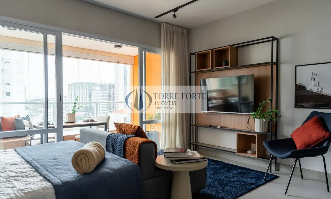 Foto 1 de Apartamento com 1 quarto à venda e para alugar, 42m2 em Campo Belo, São Paulo - SP