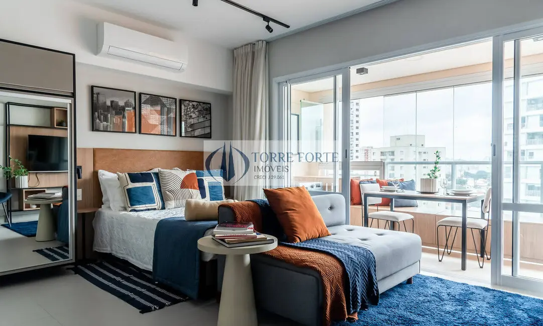 Foto 2 de Apartamento com 1 quarto à venda e para alugar, 42m2 em Campo Belo, São Paulo - SP