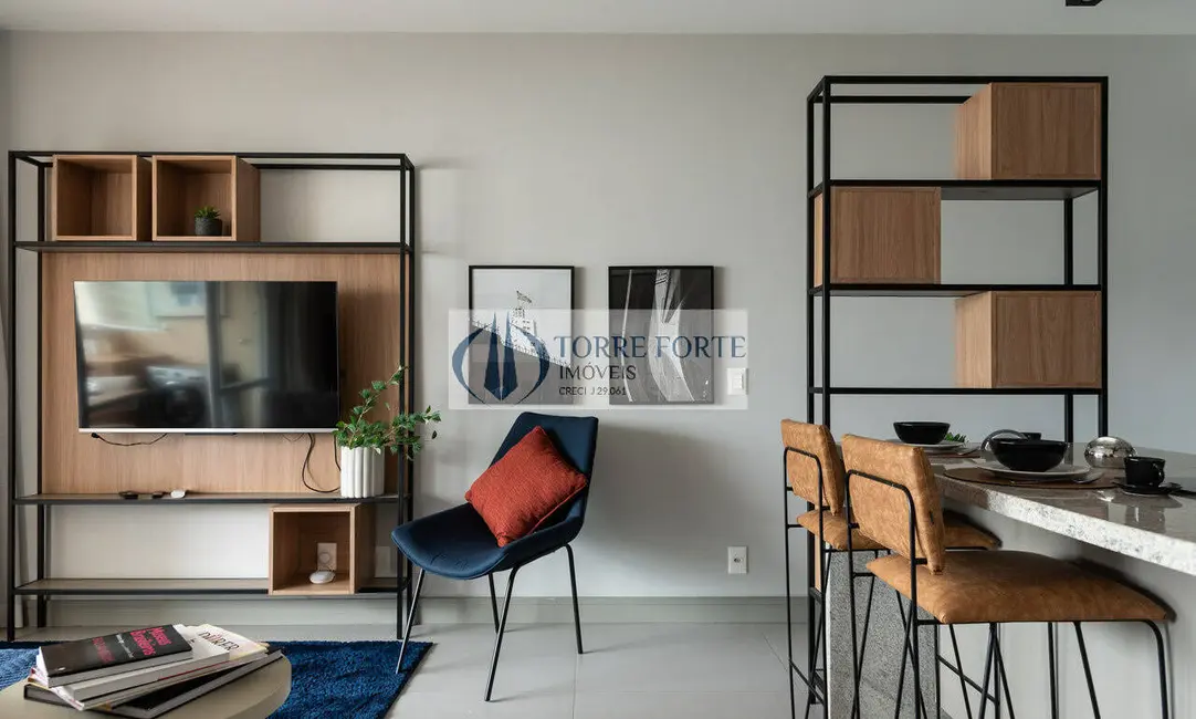 Foto 3 de Apartamento com 1 quarto à venda e para alugar, 42m2 em Campo Belo, São Paulo - SP