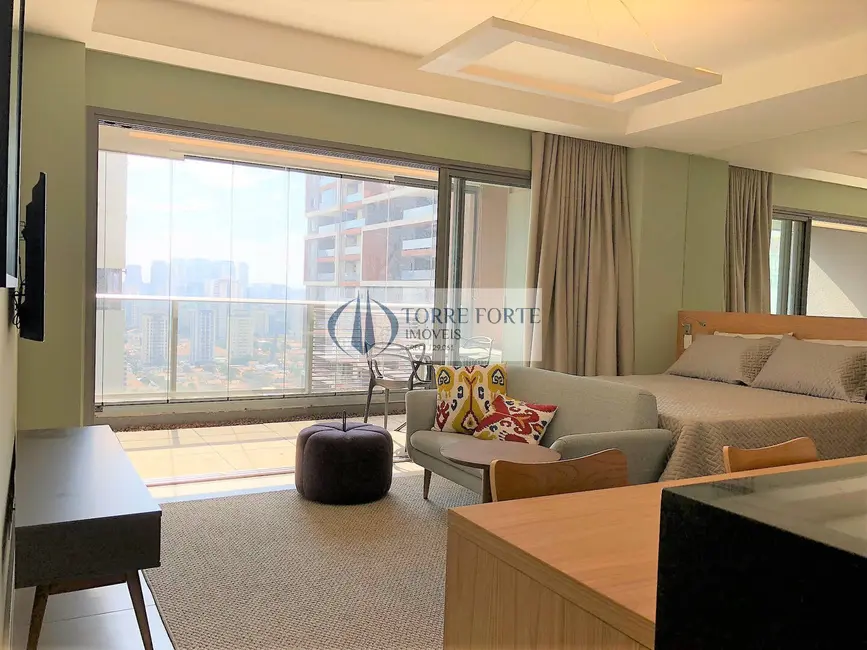 Apartamento com 1 quarto à venda, 43m2 em Brooklin Paulista, São Paulo - SP - imagem 1 Foto 1 de Apartamento com 1 quarto à venda, 43m2 em Brooklin Paulista, São Paulo - SP