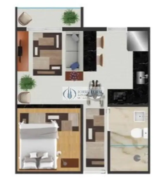 Foto 3 de Apartamento com 1 quarto à venda, 35m2 em Vila Corberi, São Paulo - SP
