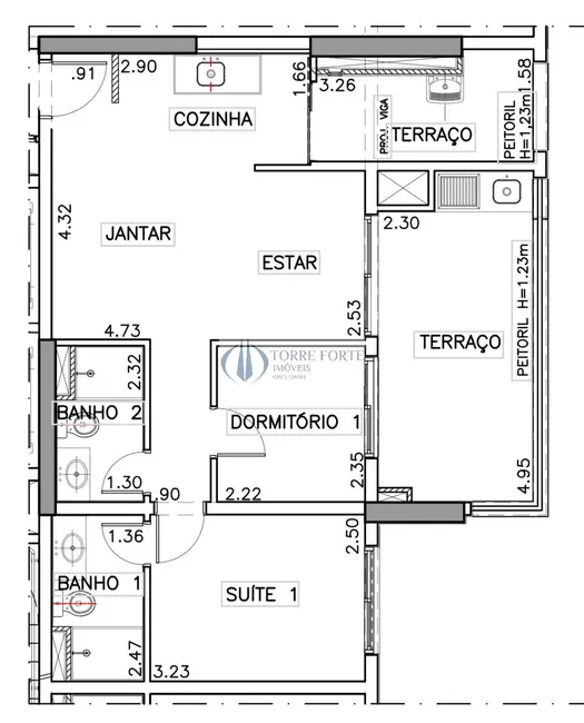 Apartamento com 2 quartos à venda, 68m2 em Vila Ema, São Paulo - SP - imagem 3 Foto 3 de Apartamento com 2 quartos à venda, 68m2 em Vila Ema, São Paulo - SP