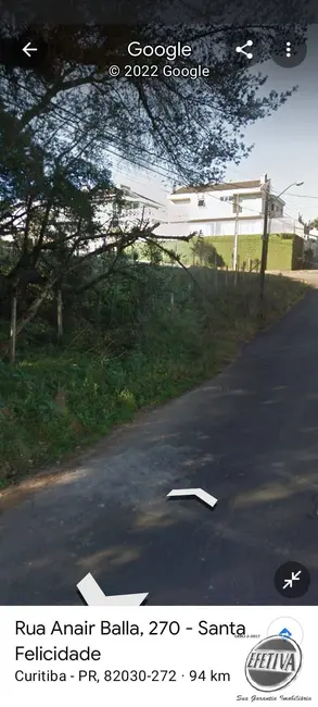 Terreno / Lote à venda, 495m2 em Santa Felicidade, Curitiba - PR - imagem 7 Foto 7 de Terreno / Lote à venda, 495m2 em Santa Felicidade, Curitiba - PR