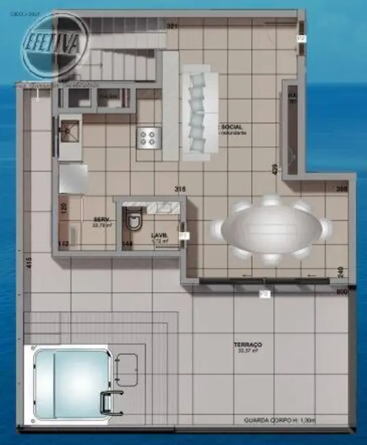 Apartamento com 3 quartos à venda, 98m2 em Guaratuba - PR - imagem 5 Foto 5 de Apartamento com 3 quartos à venda, 98m2 em Guaratuba - PR