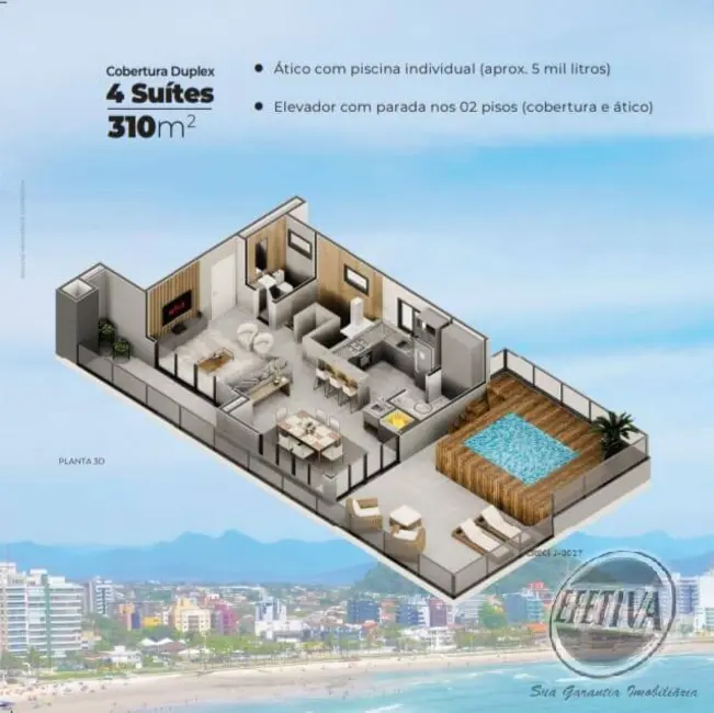 Apartamento com 4 quartos à venda, 314m2 em Centro, Guaratuba - PR - imagem 5 Foto 5 de Apartamento com 4 quartos à venda, 314m2 em Centro, Guaratuba - PR