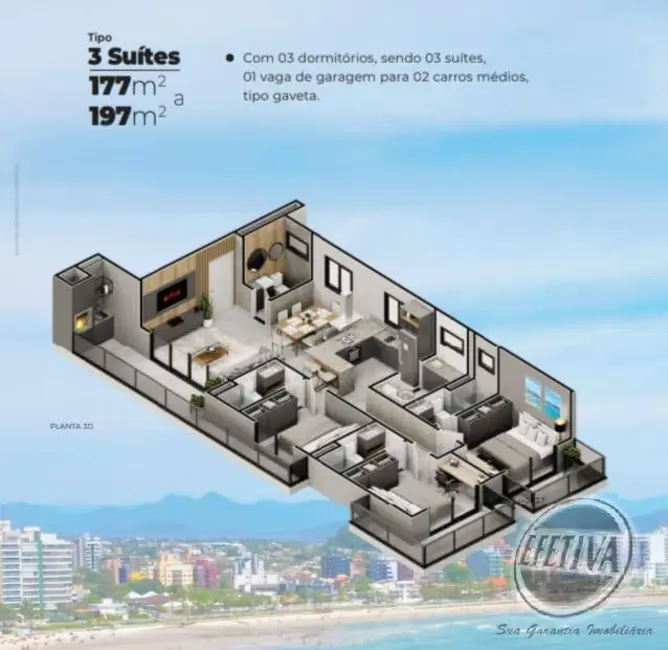 Apartamento com 4 quartos à venda, 314m2 em Centro, Guaratuba - PR - imagem 7 Foto 7 de Apartamento com 4 quartos à venda, 314m2 em Centro, Guaratuba - PR