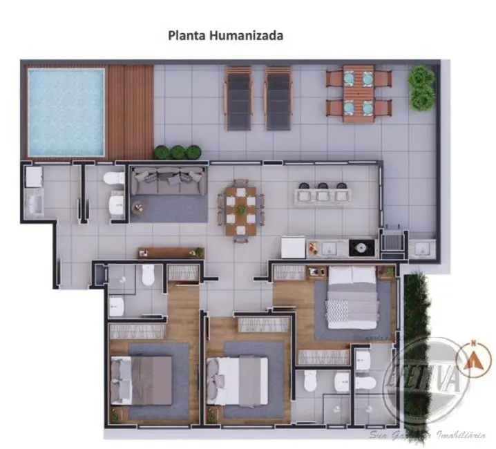 Foto 7 de Apartamento com 3 quartos à venda, 143m2 em Matinhos - PR