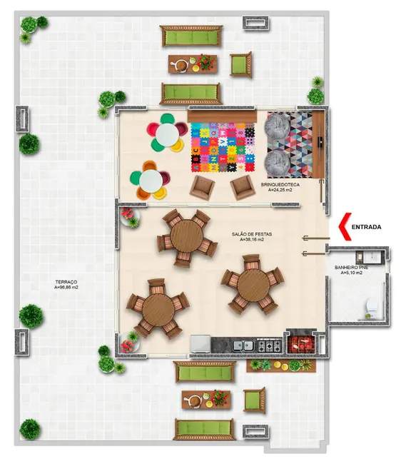 Apartamento com 3 quartos à venda, 46m2 em Ingleses do Rio Vermelho, Florianopolis - SC - imagem 6 Foto 6 de Apartamento com 3 quartos à venda, 46m2 em Ingleses do Rio Vermelho, Florianopolis - SC