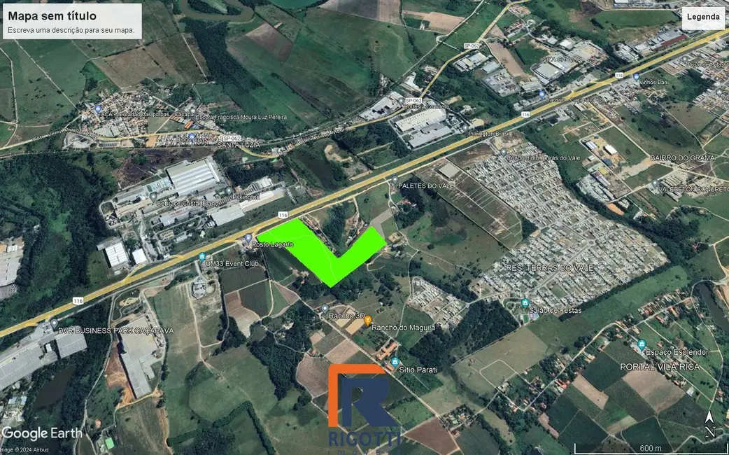 Foto 2 de Terreno / Lote à venda, 100000m2 em Sao Jose Dos Campos - SP