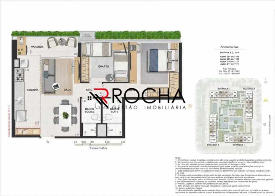 Foto 1 de Apartamento com 2 quartos à venda, 61m2 em Rio De Janeiro - RJ