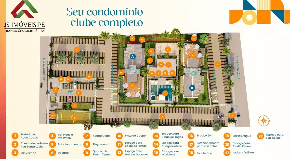 Apartamento com 2 quartos à venda, 52m2 em Candeias, Jaboatao Dos Guararapes - PE - imagem 5 Foto 5 de Apartamento com 2 quartos à venda, 52m2 em Candeias, Jaboatao Dos Guararapes - PE