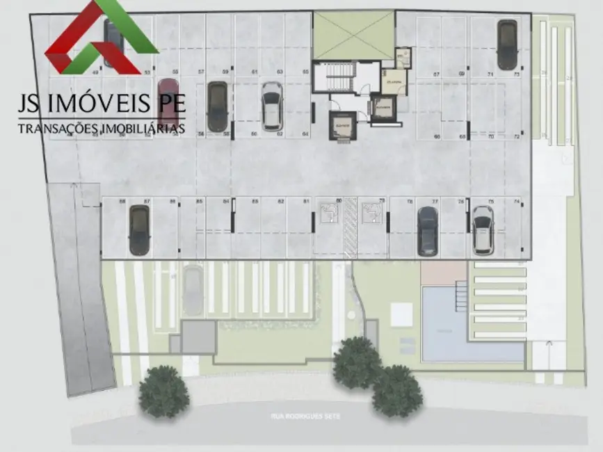 Foto 7 de Apartamento com 3 quartos à venda, 94m2 em Casa Amarela, Recife - PE