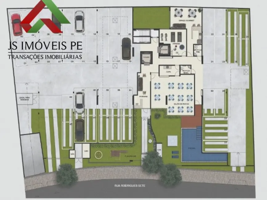 Foto 4 de Apartamento com 3 quartos à venda, 94m2 em Casa Amarela, Recife - PE