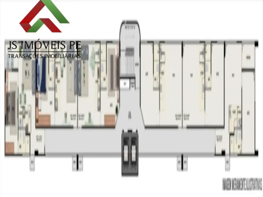 Foto 2 de Apartamento com 1 quarto à venda, 39m2 em Madalena, Recife - PE