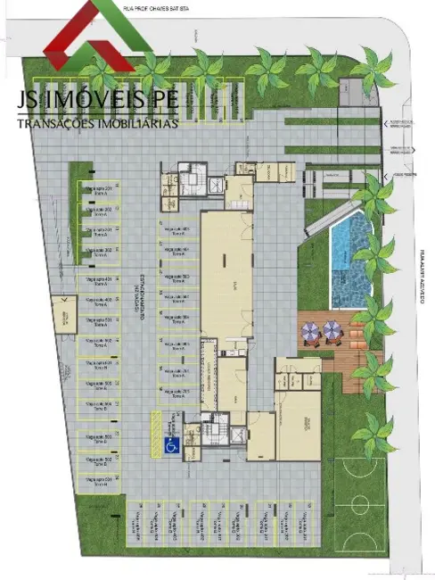 Foto 2 de Apartamento com 3 quartos à venda, 71m2 em Várzea, Recife - PE