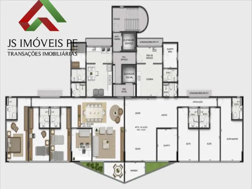 Foto 4 de Apartamento com 4 quartos à venda, 152m2 em Boa Viagem, Recife - PE