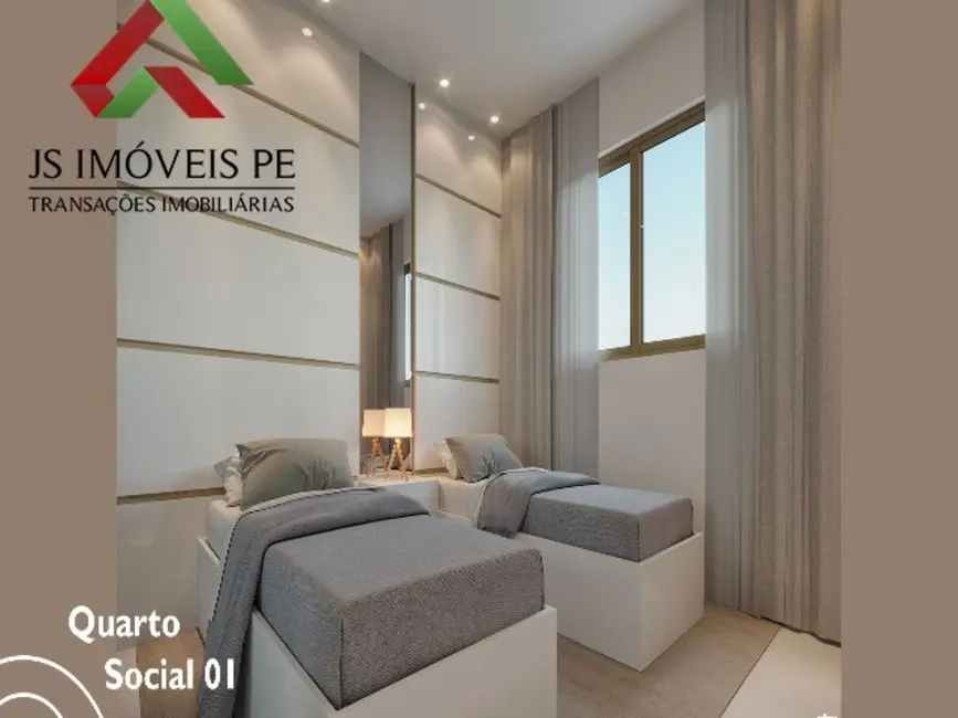 Foto 6 de Apartamento com 3 quartos à venda, 61m2 em Zumbi, Recife - PE