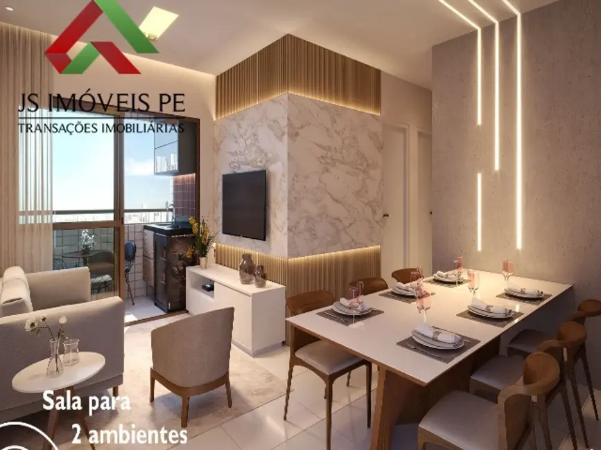 Foto 4 de Apartamento com 3 quartos à venda, 61m2 em Zumbi, Recife - PE