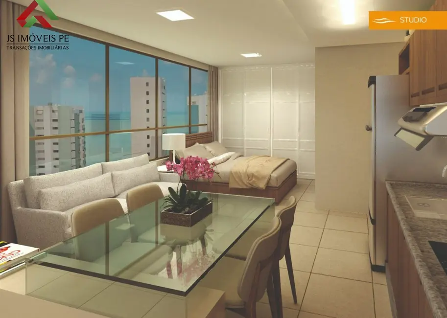 Apartamento com 1 quarto à venda, 24m2 em Candeias, Jaboatao Dos Guararapes - PE - imagem 3 Foto 3 de Apartamento com 1 quarto à venda, 24m2 em Candeias, Jaboatao Dos Guararapes - PE