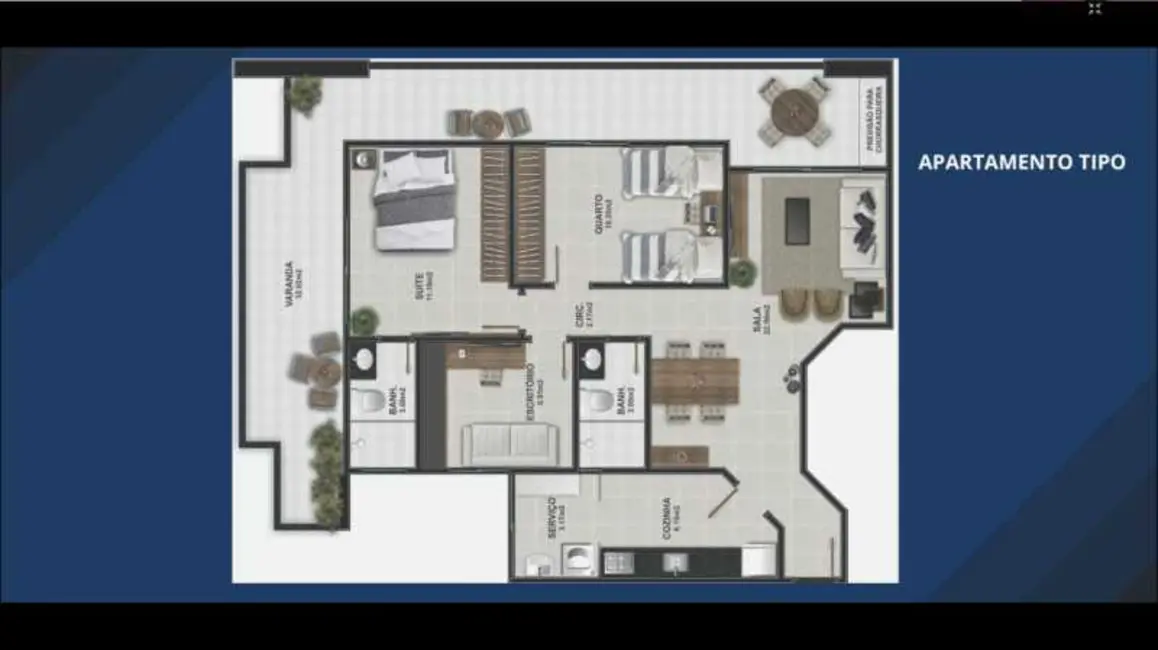 Apartamento com 2 quartos à venda, 105m2 em Braga, Cabo Frio - RJ - imagem 6 Foto 6 de Apartamento com 2 quartos à venda, 105m2 em Braga, Cabo Frio - RJ