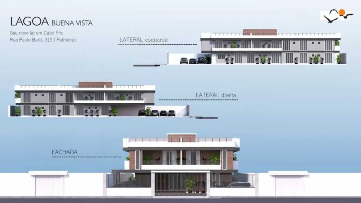 Foto 3 de Apartamento com 1 quarto à venda, 44m2 em Palmeiras, Cabo Frio - RJ