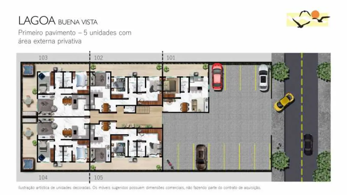 Foto 7 de Apartamento com 1 quarto à venda, 44m2 em Palmeiras, Cabo Frio - RJ