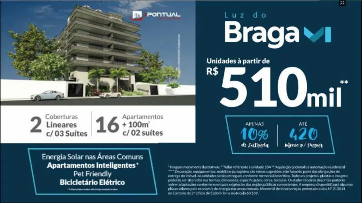 Apartamento com 2 quartos à venda, 103m2 em Braga, Cabo Frio - RJ - imagem 5 Foto 5 de Apartamento com 2 quartos à venda, 103m2 em Braga, Cabo Frio - RJ