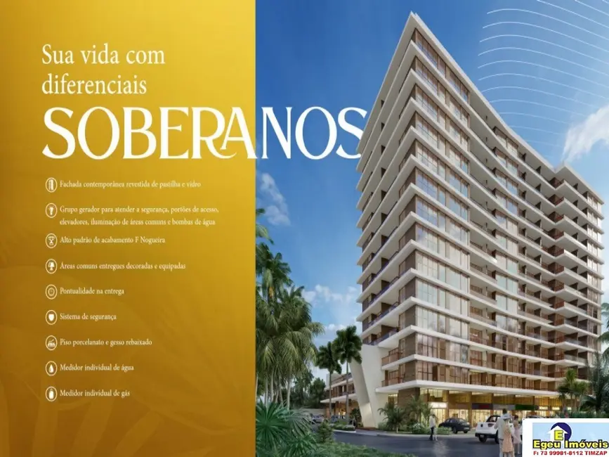 Foto 3 de Apartamento com 2 quartos à venda, 67m2 em São Francisco, Ilheus - BA