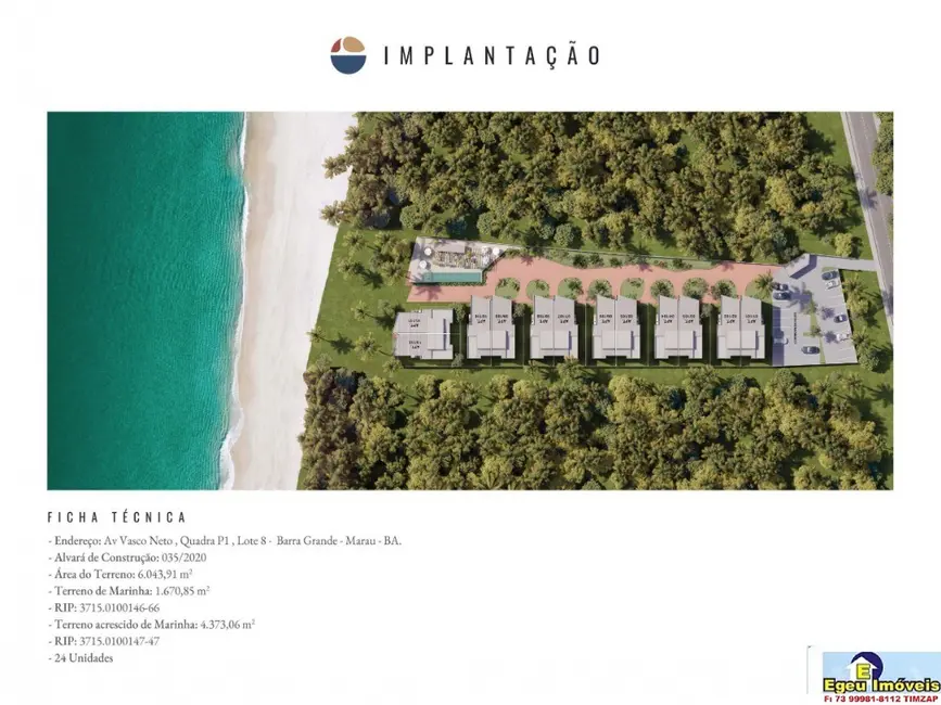 Foto 7 de Apartamento com 3 quartos à venda, 128m2 em Marau - BA