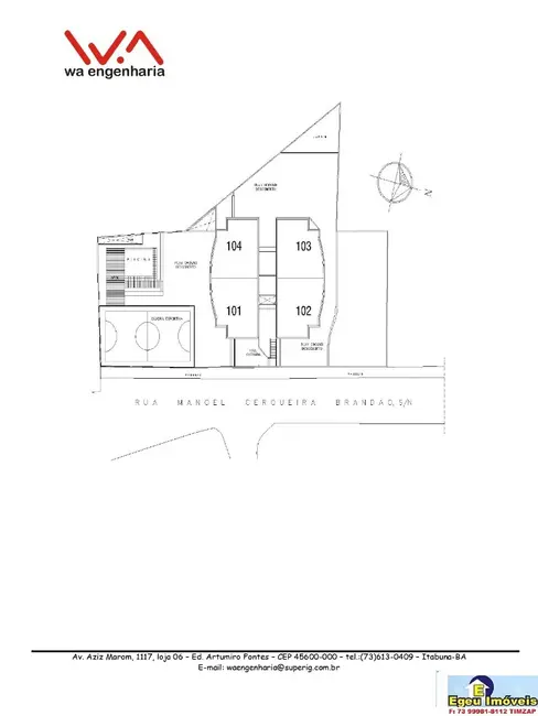 Foto 2 de Apartamento com 3 quartos à venda, 107m2 em Pontalzinho, Itabuna - BA