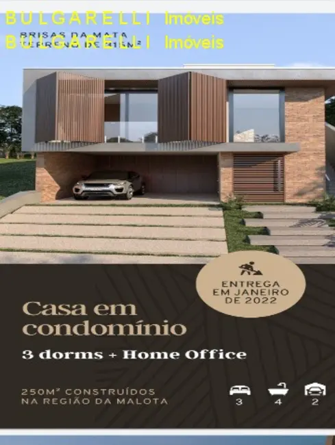 Foto 1 de Casa de Condomínio com 3 quartos à venda, 250m2 em Recanto Quarto Centenário, Jundiai - SP