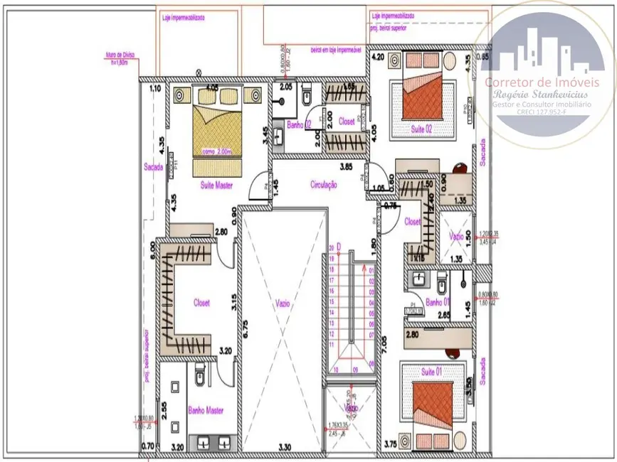 Foto 3 de Casa de Condomínio com 3 quartos à venda, 287m2 em Jardim Residencial Dona Lucilla, Indaiatuba - SP