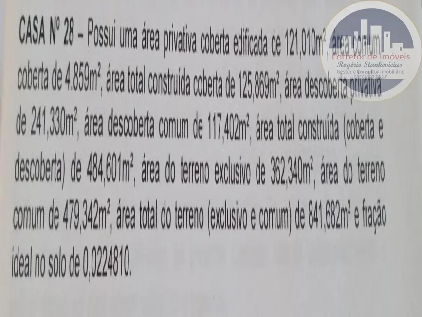 Foto 6 de Casa de Condomínio com 3 quartos à venda, 121m2 em Vinhedo - SP