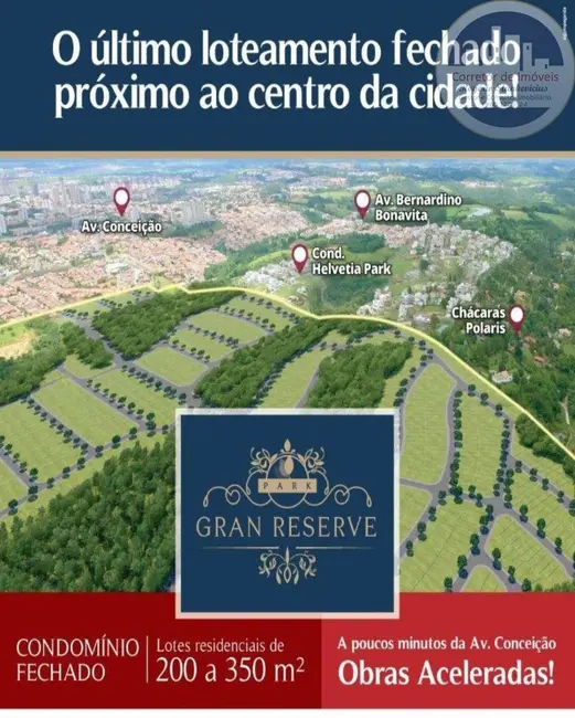 Foto 1 de Terreno / Lote à venda, 216m2 em Vila Rubens, Indaiatuba - SP