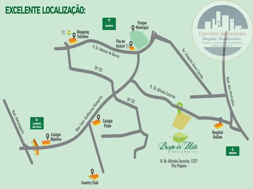 Terreno / Lote à venda, 300m2 em Vila Pagano, Valinhos - SP - imagem 7 Foto 7 de Terreno / Lote à venda, 300m2 em Vila Pagano, Valinhos - SP