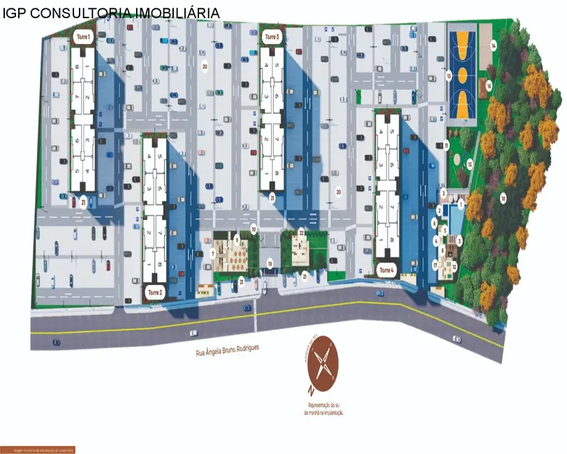 Foto 4 de Apartamento com 2 quartos à venda, 61m2 em Jardim Santiago, Indaiatuba - SP