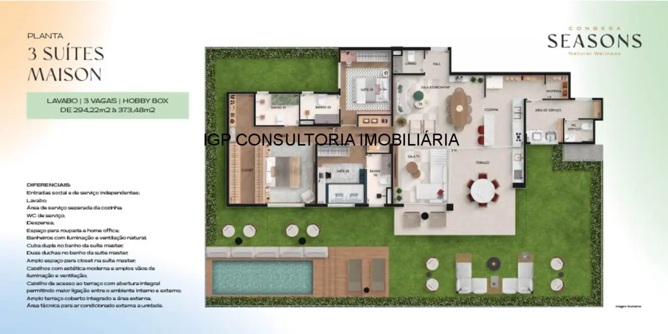 Foto 2 de Apartamento com 3 quartos à venda, 164m2 em Jardim Santa Rita, Indaiatuba - SP