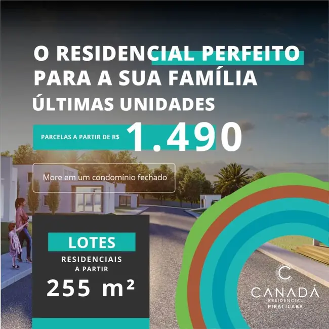 Foto 2 de Terreno / Lote à venda, 255m2 em Piracicaba - SP