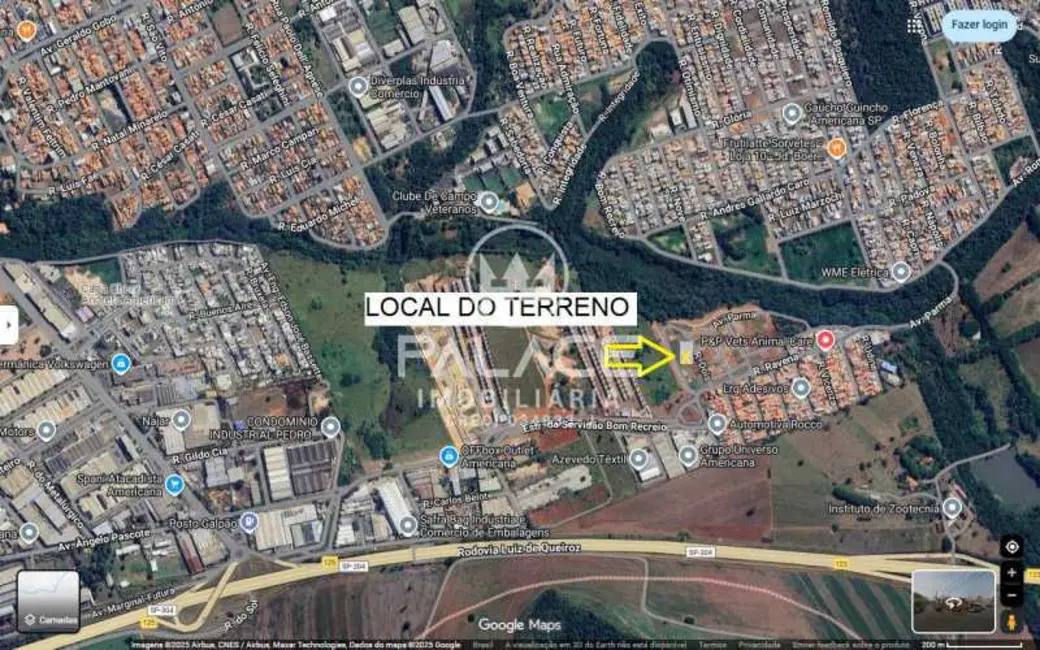 Foto 2 de Terreno / Lote à venda, 220m2 em Americana - SP