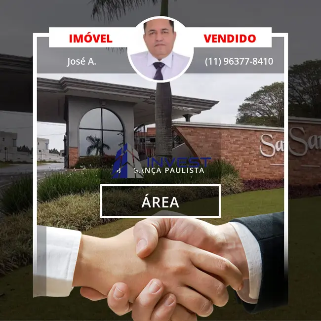 Foto 1 de Terreno / Lote à venda, 311m2 em Braganca Paulista - SP