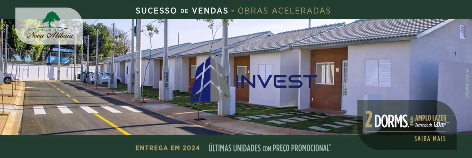 Foto 1 de Casa com 2 quartos à venda, 120m2 em Atibaia - SP