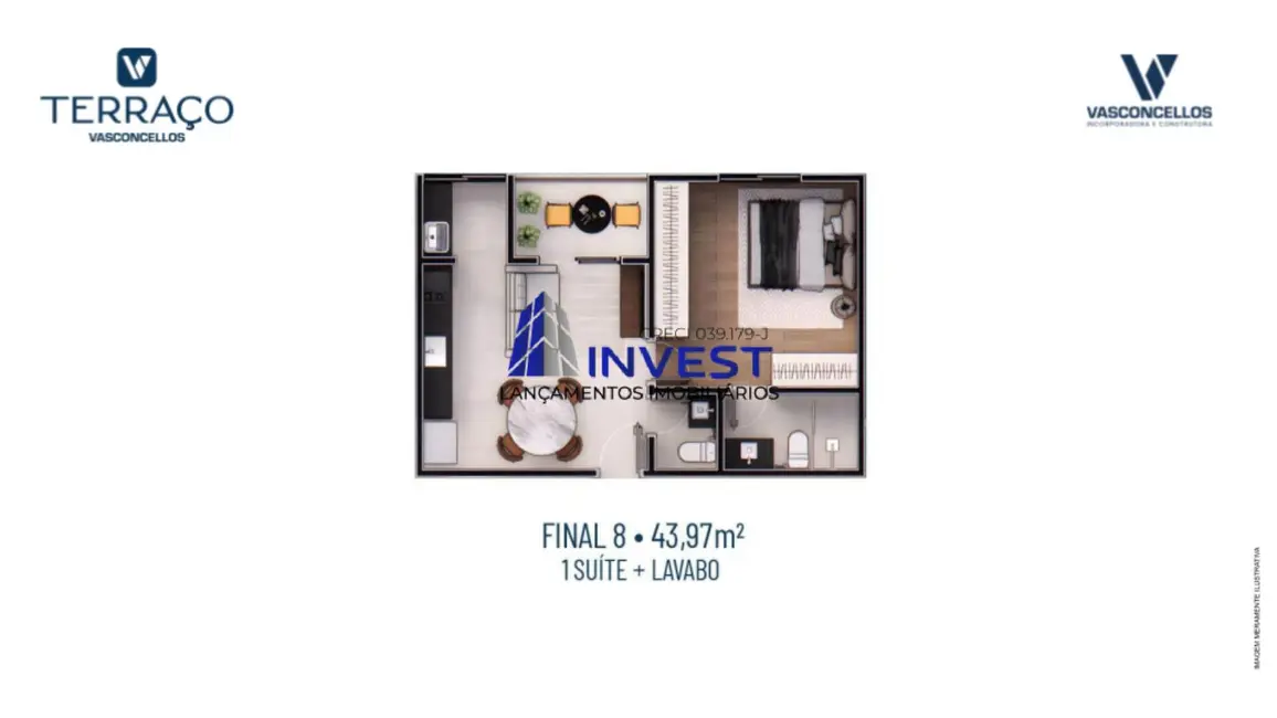 Foto 31 de Apartamento à venda, 44m2 em Jardim Brasil, Atibaia - SP
