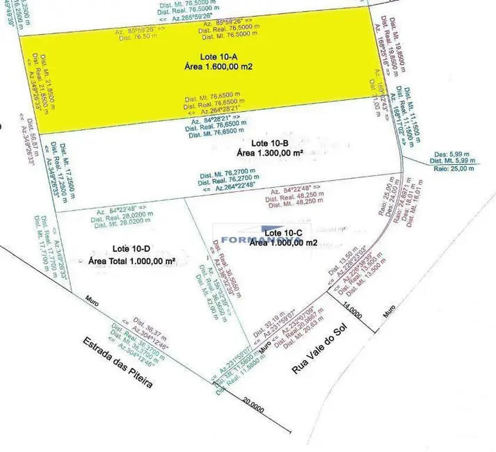 Foto 9 de Terreno / Lote à venda, 1600m2 em Chácara das Rosas, Cotia - SP