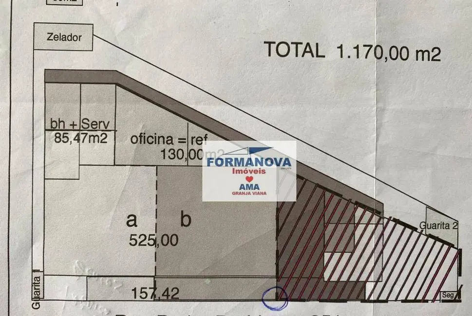 Foto 4 de Armazém / Galpão para alugar, 1500m2 em Jardim do Rio Cotia, Cotia - SP