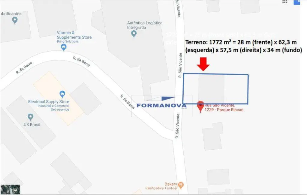 Foto 5 de Terreno / Lote à venda, 1772m2 em Parque Rincão, Cotia - SP