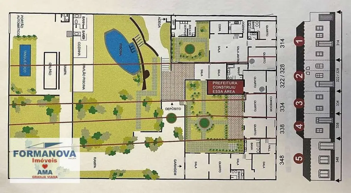 Foto 5 de Casa com 6 quartos à venda e para alugar, 3525m2 em Centro, Santana De Parnaiba - SP